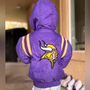 Vintage Minnesota Vikings kids coat